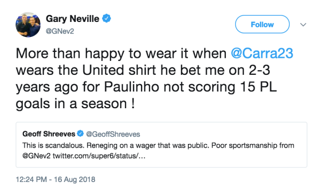 Ảnh bài viết Neville 'trả đũa' Carragher vì 'ân oán' năm xưa