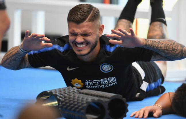 Ảnh bài viết Icardi 'nhăn nhó' tập luyện sau ngày ra quân tệ hại