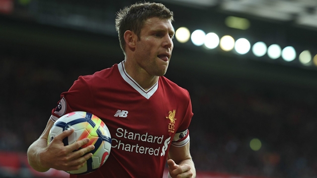 Milner có thể 'gánh' Liverpool tới gần 40 tuổi