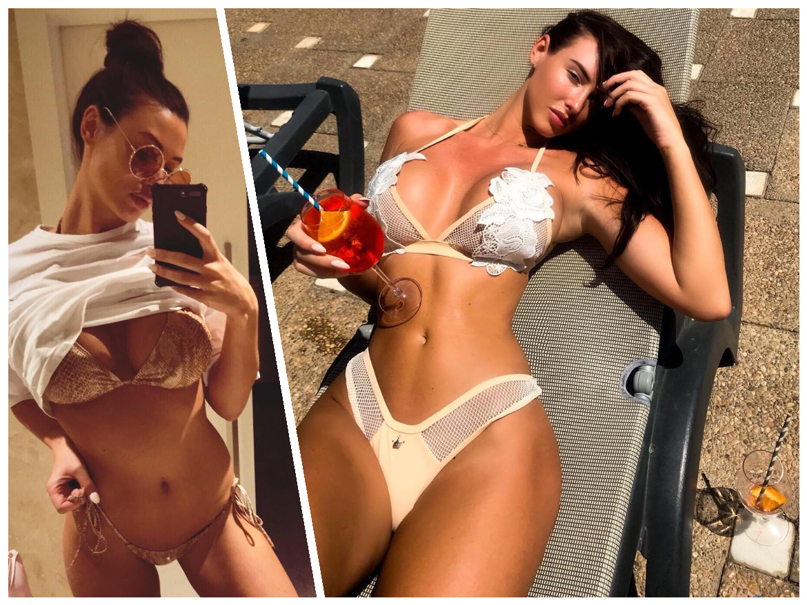 Chia tay Hè, tình cũ của Ronaldo tung ảnh khoe ngực mơn mởn