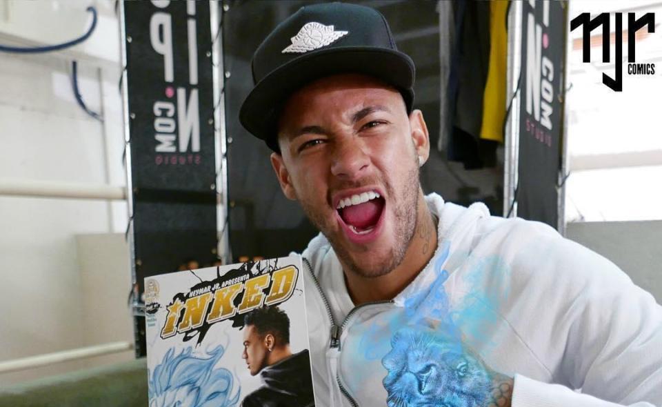 Ảnh bài viết Ôm mộng giải cứu thế giới, Neymar làm siêu anh hùng truyện tranh 