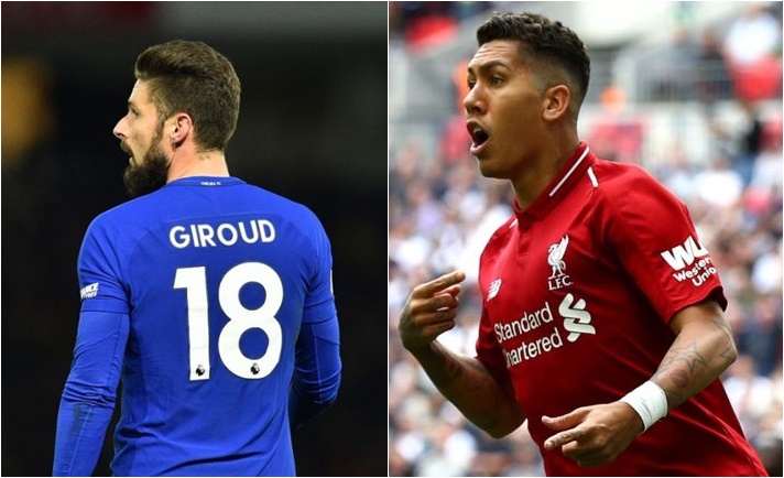 Roberto Firmino và Olivier Giroud định nghĩa lại vị trí tiền đạo