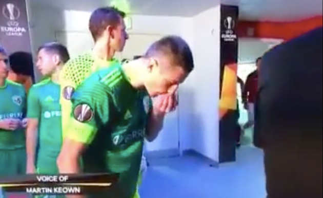 Đối mặt Arsenal, đội trưởng Vorskla có hành động không thể tin nổi