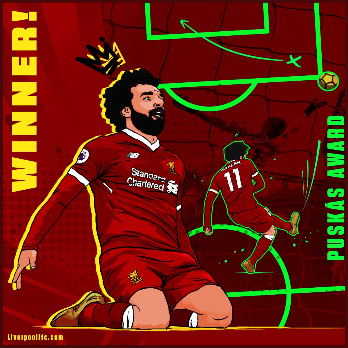 NHM bức xúc với giải thưởng duy nhất của Salah ở The Best 2018