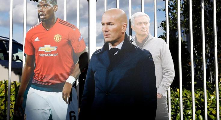 Ảnh bài viết Mourinho chưa đi, Zidane đã có mặt tại Old Trafford
