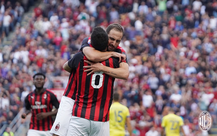 Ảnh bài viết Higuain lập cú đúp, AC Milan vùi dập "Lừa bay"