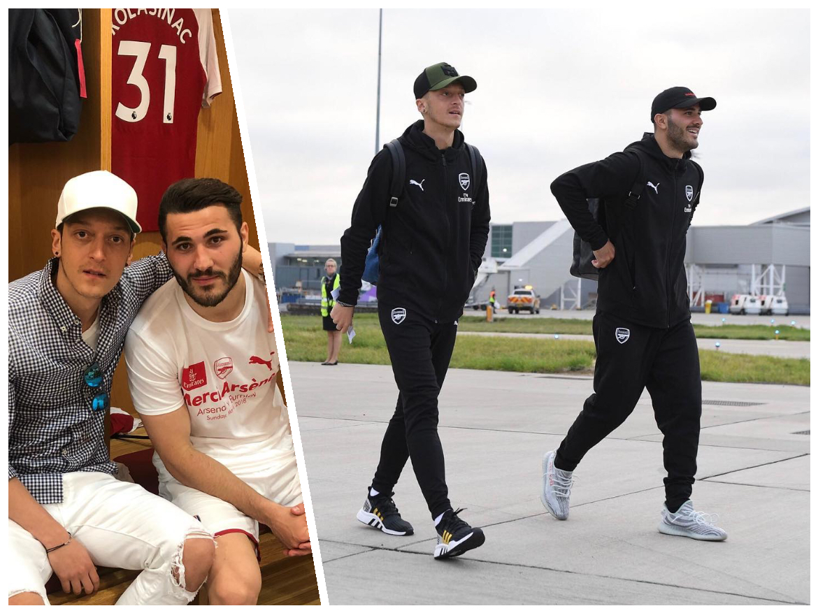 Ảnh bài viết Ozil - Kolasinac: Đôi bạn 'dính như sam' tại Arsenal