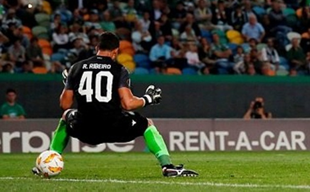 Ảnh bài viết Bị sút "lọt khe", thủ môn Sporting gồng người hết cỡ vẫn bất lực