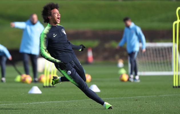 Ảnh bài viết Ăn mừng rạng rỡ trên sân tập, Sane đã sẵn sàng đốt lưới Tottenham 