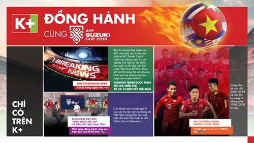 Gói cước truyền hình nào hot nhất để xem AFF Cup?