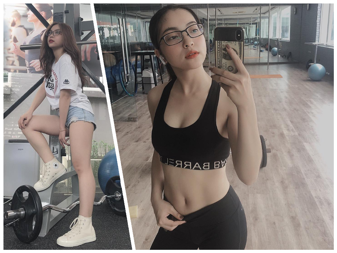 Vì mục tiêu vòng eo 56, bạn gái Quang Hải tung ảnh tập gym chăm chỉ
