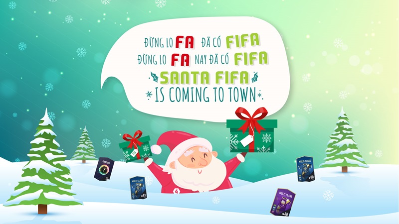 FIFA Online 4 gây chú ý với cộng đồng game thủ FA mùa đông này với ca khúc "Santa FIFA is coming town"