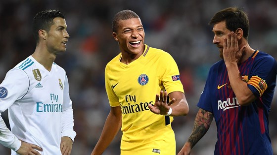 Sốc! Kylian Mbappe ghi bàn nhiều hơn Messi và Ronaldo cộng lại