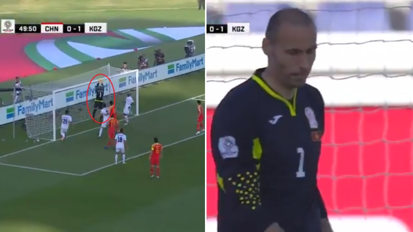 "Tặng" Trung Quốc bàn thắng, thủ thành Kyrgyzstan đi vào lịch sử Asian Cup