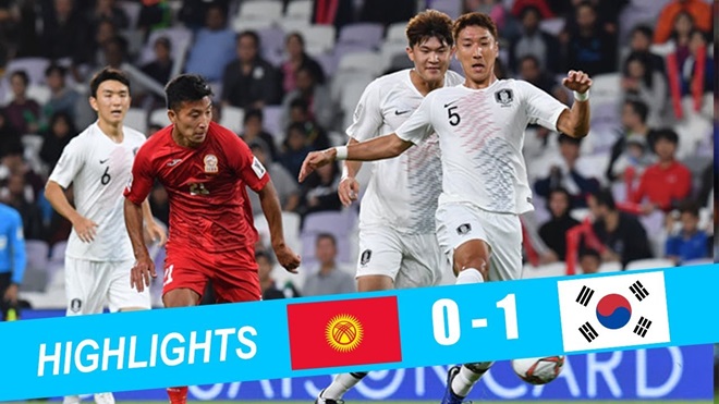Highlights: Kyrgyzstan 0-1 Hàn Quốc (Asian Cup 2019)