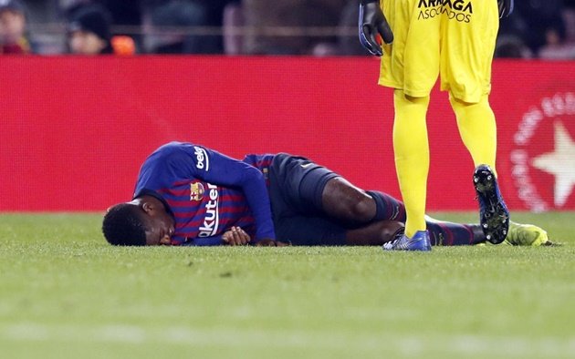 Ảnh bài viết Lộ khoảng thời gian Dembele phải tạm chia tay Barcelona