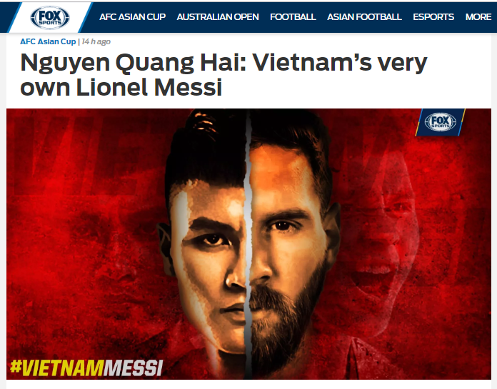 Ảnh bài viết Báo châu Á: Quang Hải xứng danh "Messi Việt Nam"