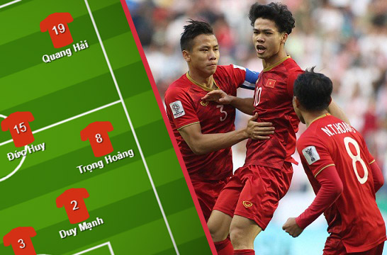 Đội hình ra sân Việt Nam vs Nhật Bản: Lần đầu của sao HAGL
