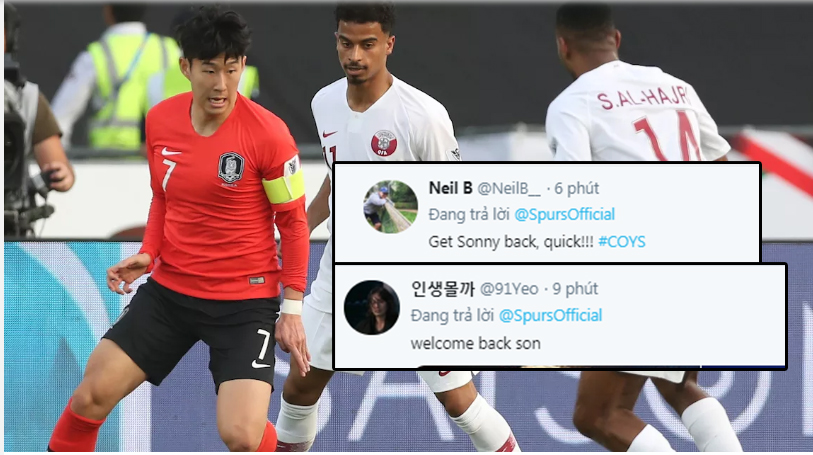 CĐV Tottenham: "Hãy đưa Son Heung-min về ngay và luôn"