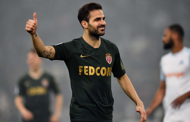 "Món quà" Fabregas dành cho Monaco