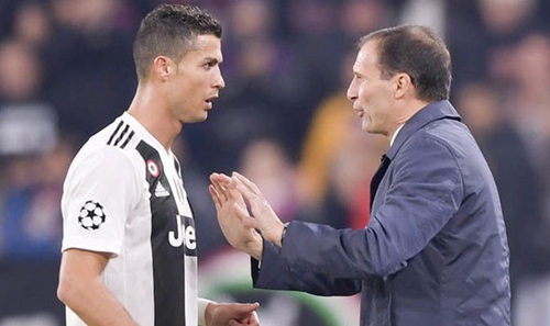 Ảnh bài viết Ronaldo nổi giận với HLV Allegri trong trận thắng Napoli