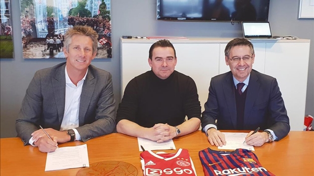 Barca đang mở rộng quan hệ đối tác với Ajax