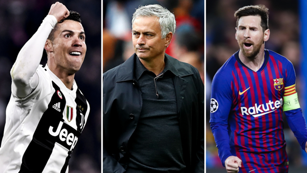 Theo Mourinho, Messi và Ronaldo xuất hiện cùng lúc là một sự kém may mắn