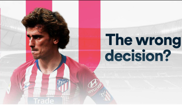 Ảnh bài viết Phải chăng Griezmann đã sai lầm khi ở lại Atletico Madrid?