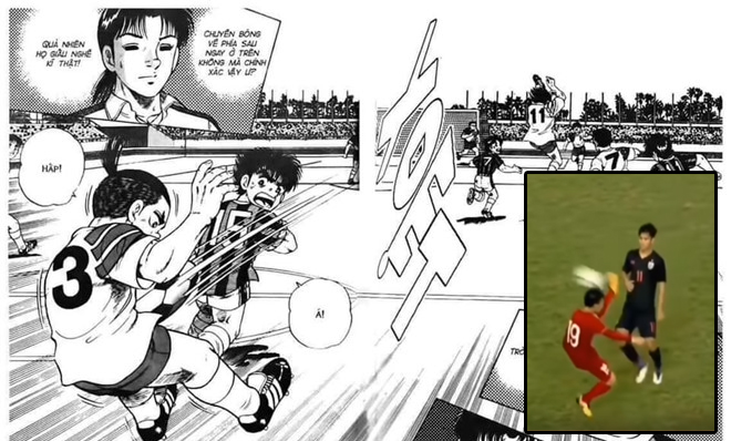 Ảnh bài viết Cú móc bóng của Quang Hải chẳng khác gì truyện tranh Jindo