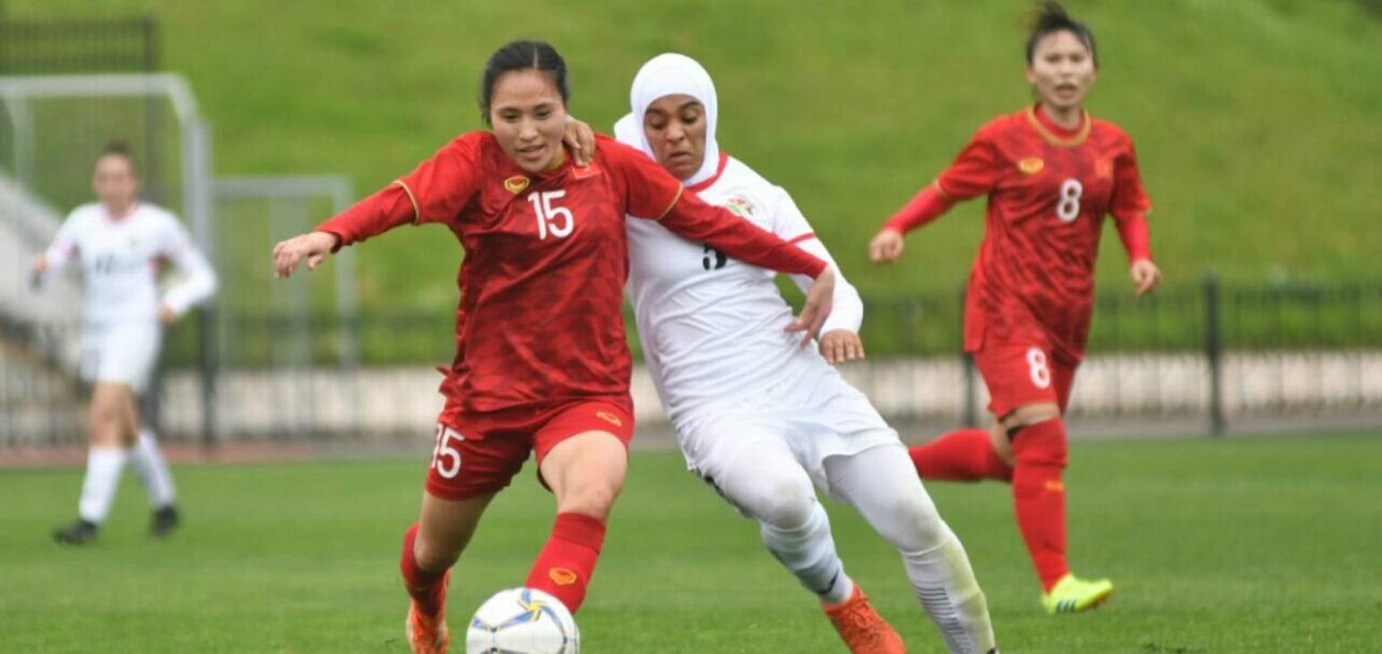 Hạ Jordan, tuyển nữ Việt Nam toàn thắng ở vòng loại Olympic 2020