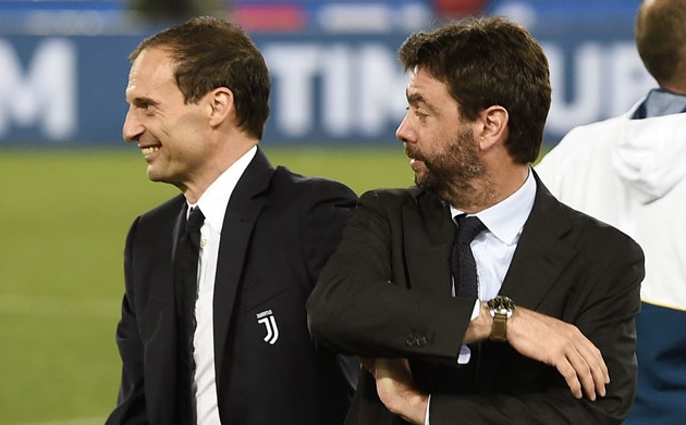 Nóng: Andrea Agnelli gặp mặt Massimiliano Allegri để bàn về tương lai