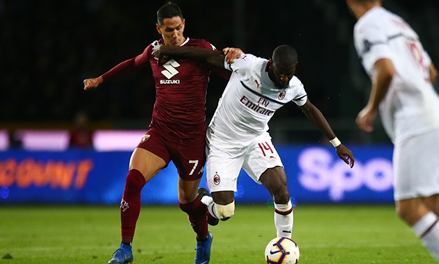Thất bại trước Torino, AC Milan bị đánh văng khỏi top 4