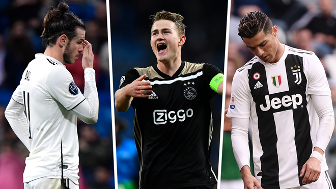 Góc thống kê: Ajax sử dụng đội hình 95 triệu euro để loại Real và Juventus?