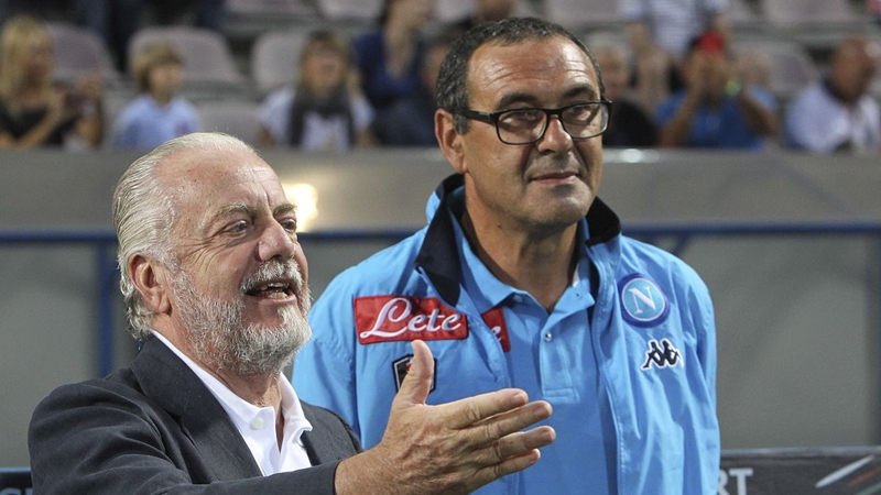 Ảnh bài viết Chủ tịch Napoli buông lời mỉa mai việc Sarri về Juventus