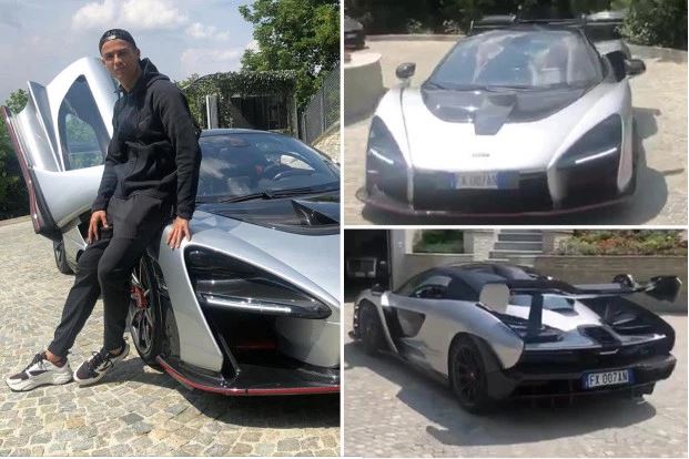 Cristiano Ronaldo tạo dáng bên siêu xe 750 nghìn bảng