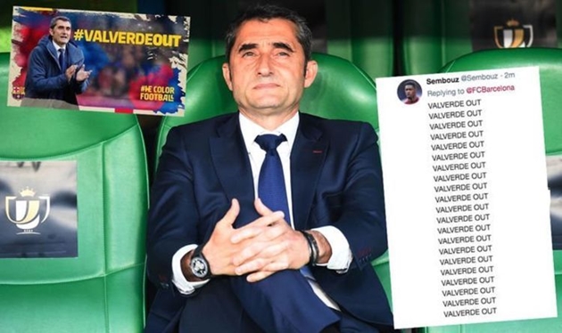 Ảnh bài viết Fan Barca quá gay gắt, ngày tàn của Valverde có phải đã điểm?
