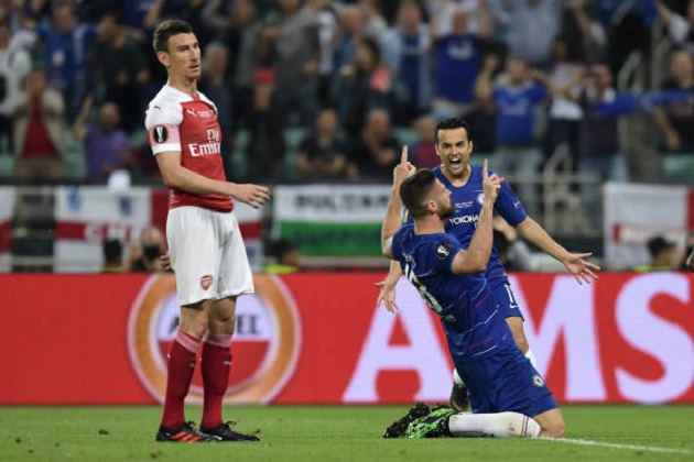 Hủy diệt Arsenal với tỉ số không tưởng, Chelsea trở thành tân vương Europa League