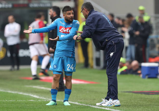 Lorenzo Insigne "nặng lời" với HLV Sarri khi hay tin thầy về Juventus