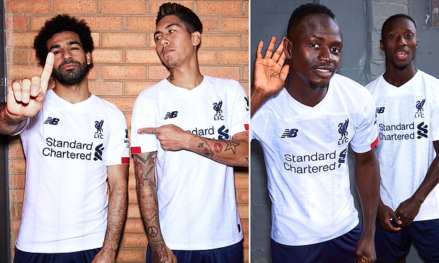 Liverpool tung áo đấu sân khách tuyệt đẹp
