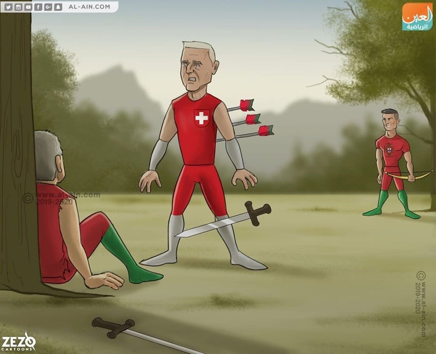 Biếm họa: Mourinho & Wenger 'lửa hận hoá yêu thương'; Xạ tiễn Ronaldo