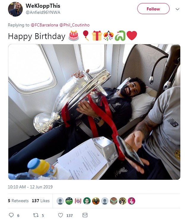 Ảnh bài viết Fan Liverpool tặng 'quà' sinh nhật đắng chát cho Coutinho