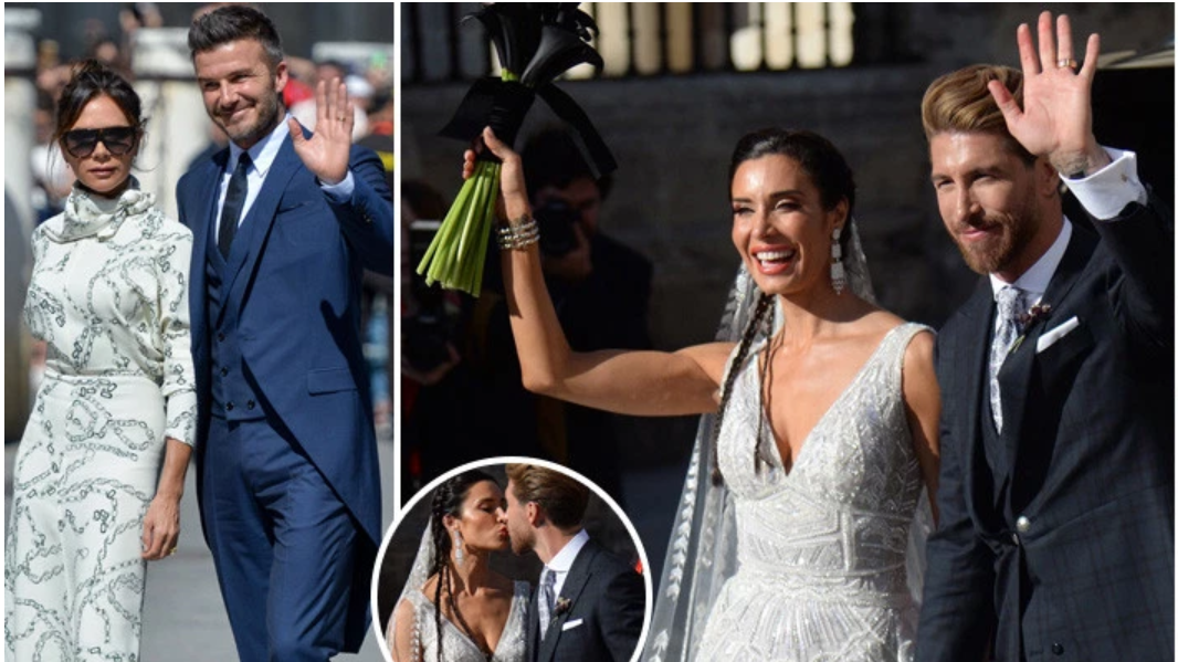 David Beckham rạng rỡ trong ngày trọng đại của Ramos
