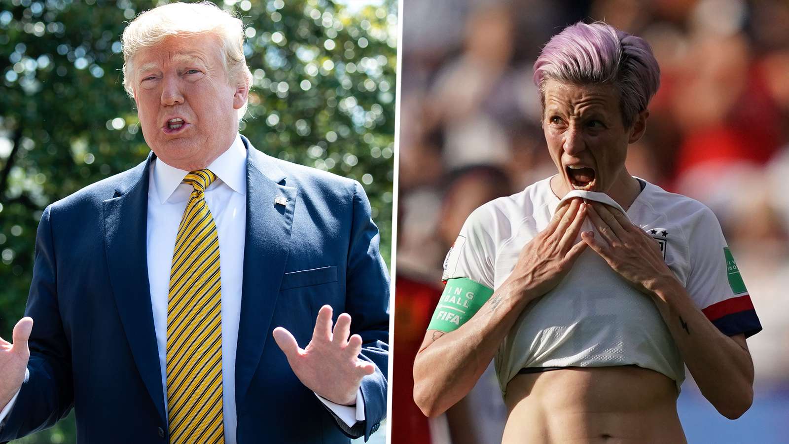 Donald Trump khẩu chiến với nữ tuyển thủ bóng đá Mỹ