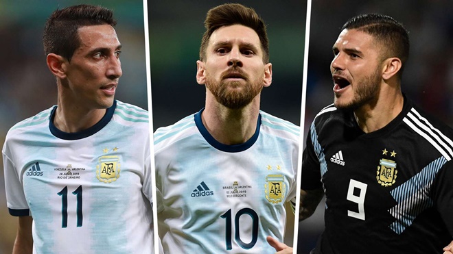 Nhân sự Argentina sau Copa America 2019: Di Maria "out", Messi "in"?