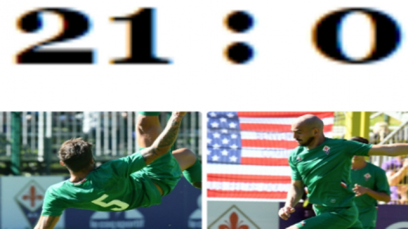 CHOÁNG! Fiorentina khẳng định sức mạnh bằng chiến thắng 21-0