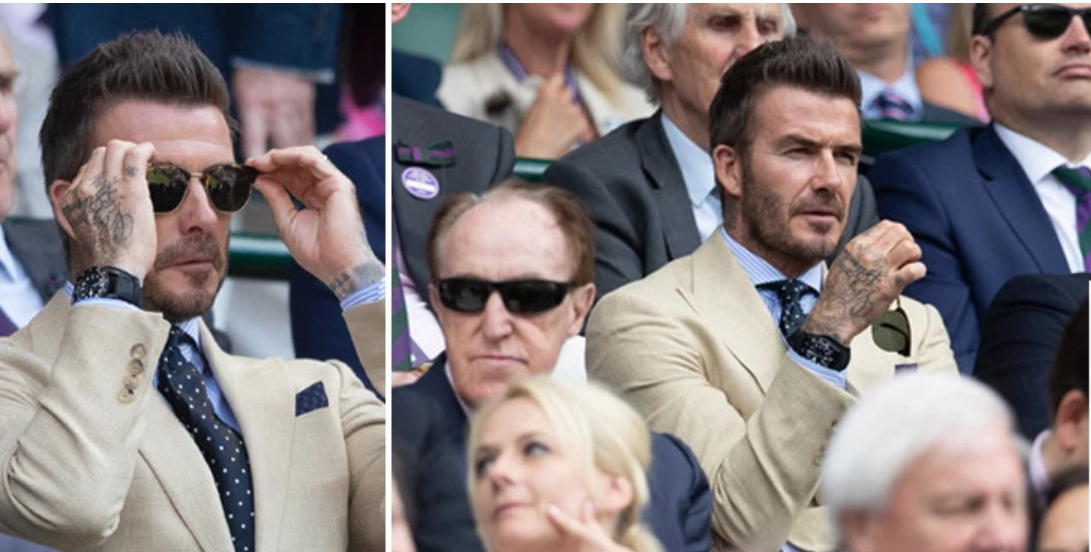 David Beckham hóa soái ca điển trai tại siêu kinh điển Wimbledon 2019