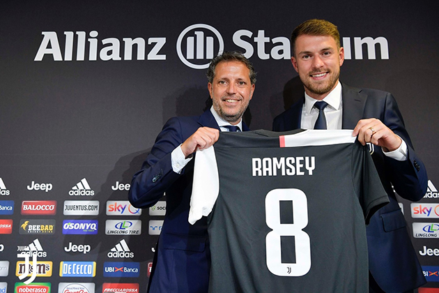 Aaron Ramsey chọn số 8 ở Juventus: Chiếc áo của những huyền thoại