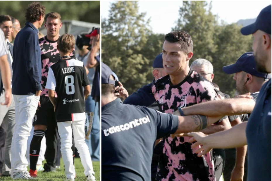 Ronaldo "cầu cứu" lực lượng an ninh trước sự quá khích của CĐV