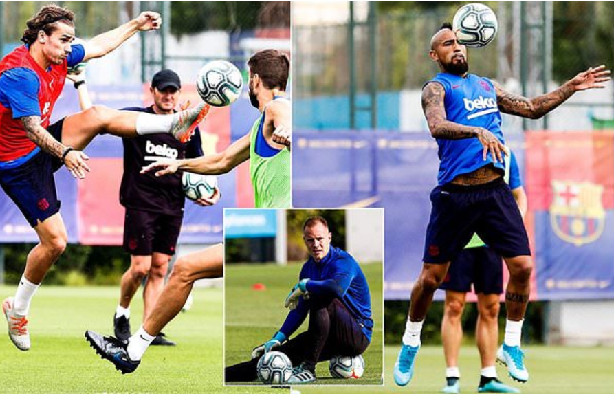 Ảnh bài viết Khủng hoảng nhân sự, Barcelona mất đi "bộ ba nguyên tử" trên sân tập