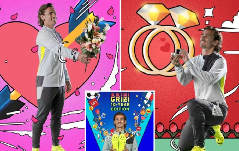 Ảnh bài viết Antoine Griezmann được phác họa độc đáo qua ảnh hoạt hình